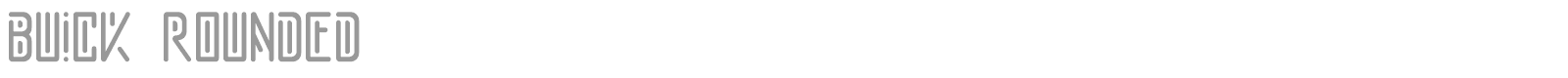 Buick font preview